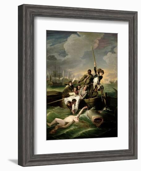 Watson and the Shark, 1782-John Singleton Copley-Framed Giclee Print