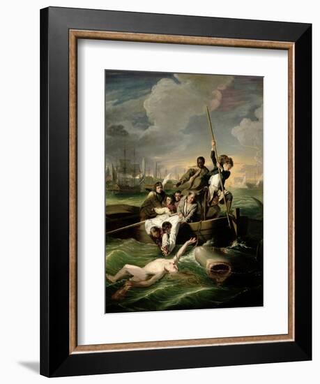 Watson and the Shark, 1782-John Singleton Copley-Framed Giclee Print