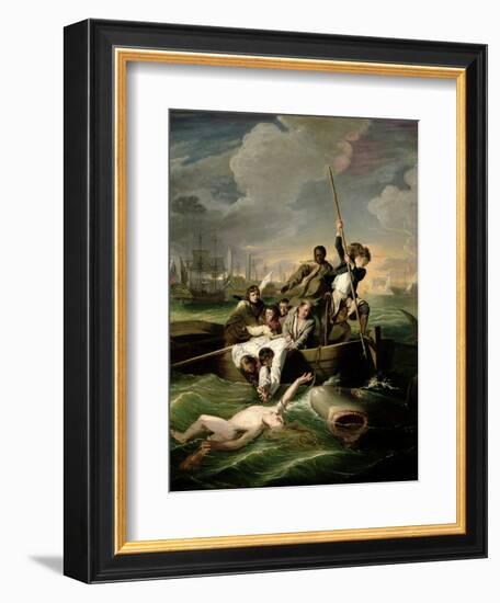 Watson and the Shark, 1782-John Singleton Copley-Framed Giclee Print