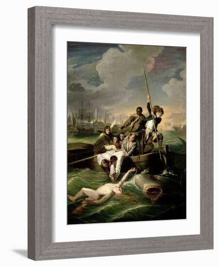 Watson and the Shark, 1782-John Singleton Copley-Framed Giclee Print