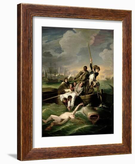 Watson and the Shark, 1782-John Singleton Copley-Framed Giclee Print