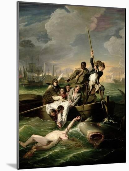 Watson and the Shark, 1782-John Singleton Copley-Mounted Giclee Print