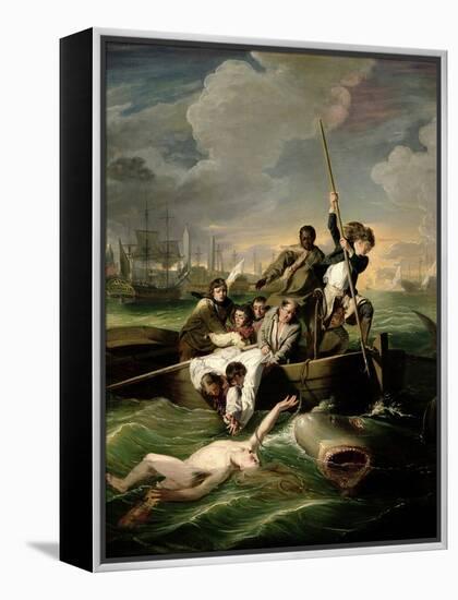 Watson and the Shark, 1782-John Singleton Copley-Framed Premier Image Canvas