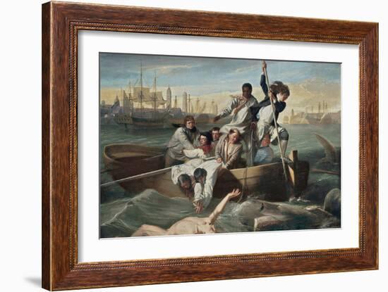 Watson and the Shark-John Singleton Copley-Framed Premium Giclee Print