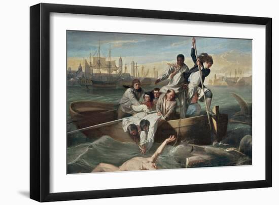 Watson and the Shark-John Singleton Copley-Framed Premium Giclee Print