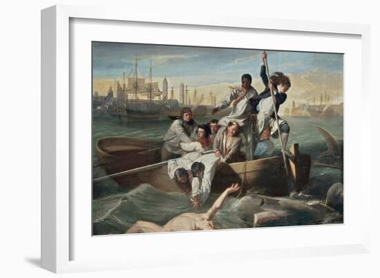 Watson and the Shark-John Singleton Copley-Framed Art Print