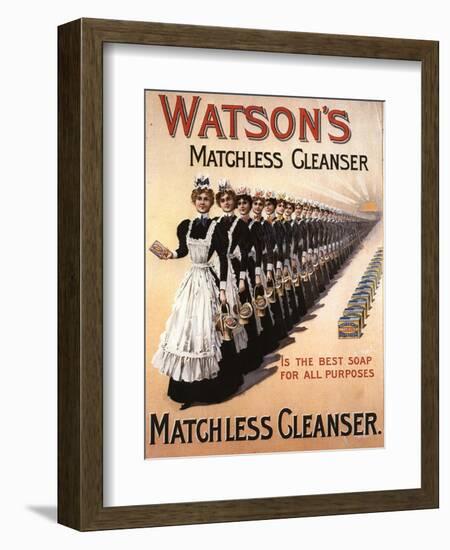 Watson's, Servants Maids Products, UK, 1930-null-Framed Giclee Print