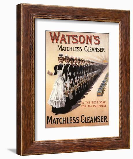 Watson's, Servants Maids Products, UK, 1930-null-Framed Giclee Print