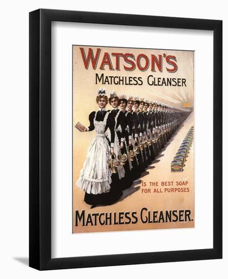 Watson's, Servants Maids Products, UK, 1930-null-Framed Giclee Print