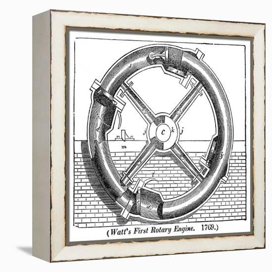 Watt's Rotary Engine-Science, Industry and Business Library-Framed Premier Image Canvas