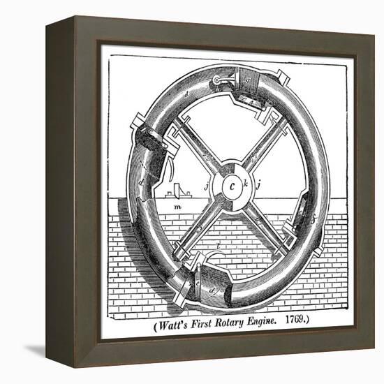Watt's Rotary Engine-Science, Industry and Business Library-Framed Premier Image Canvas
