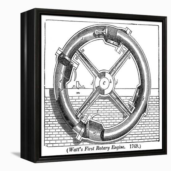 Watt's Rotary Engine-Science, Industry and Business Library-Framed Premier Image Canvas