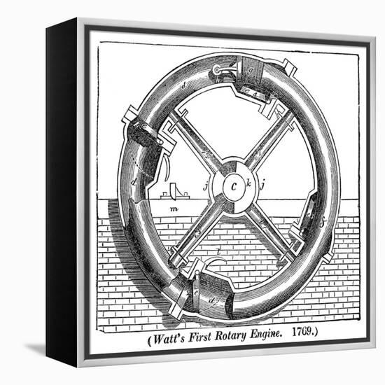 Watt's Rotary Engine-Science, Industry and Business Library-Framed Premier Image Canvas