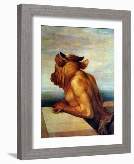 Watts: The Minotaur-George Frederick Watts-Framed Giclee Print