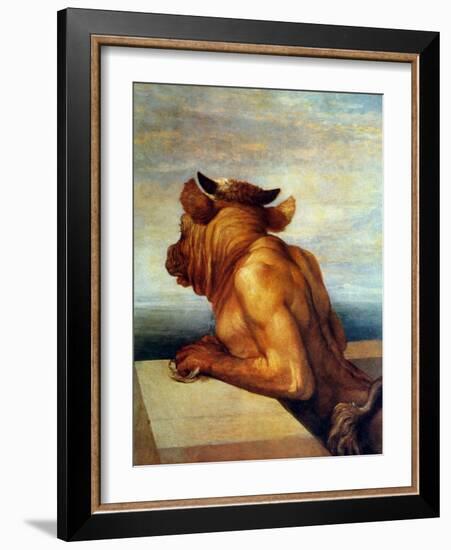 Watts: The Minotaur-George Frederick Watts-Framed Giclee Print