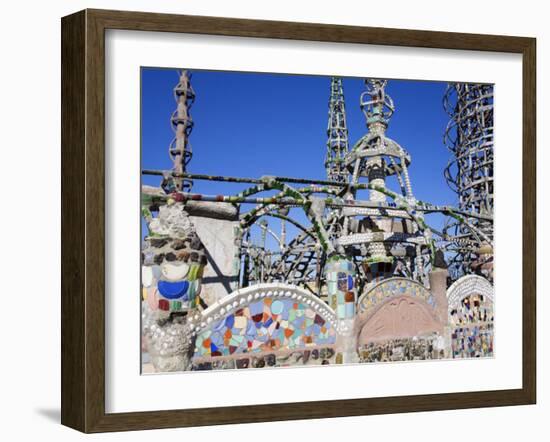 Watts Towers National Historic Landmark, Los Angeles, California, United States of America-Richard Cummins-Framed Photographic Print