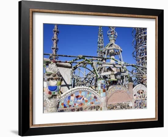 Watts Towers National Historic Landmark, Los Angeles, California, United States of America-Richard Cummins-Framed Photographic Print