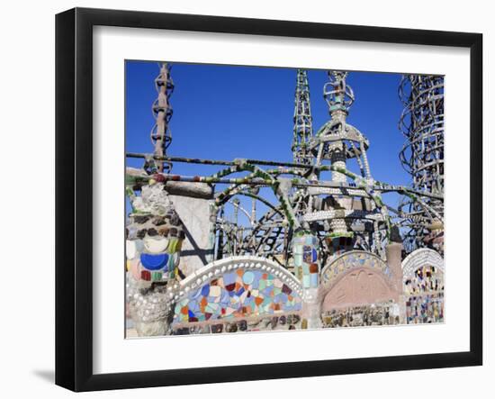 Watts Towers National Historic Landmark, Los Angeles, California, United States of America-Richard Cummins-Framed Photographic Print