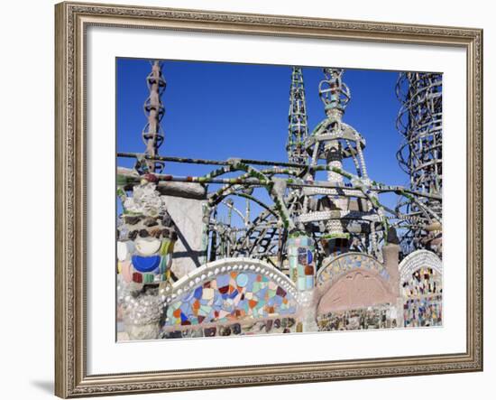 Watts Towers National Historic Landmark, Los Angeles, California, United States of America-Richard Cummins-Framed Photographic Print