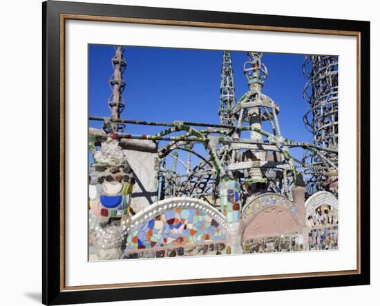 Watts Towers National Historic Landmark, Los Angeles, California, United States of America-Richard Cummins-Framed Photographic Print