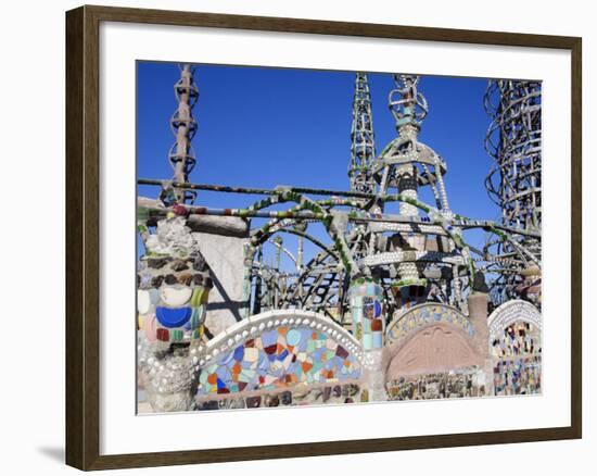 Watts Towers National Historic Landmark, Los Angeles, California, United States of America-Richard Cummins-Framed Photographic Print