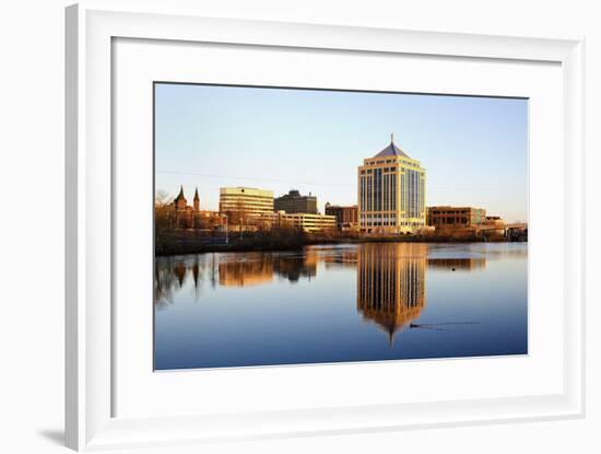 Wausau Seen during the Sunset-benkrut-Framed Photographic Print