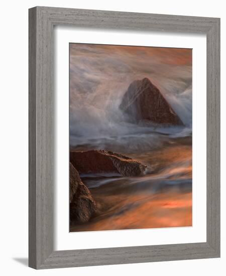 Wave Crashing, Cape May, New Jersey, USA-Jay O'brien-Framed Photographic Print