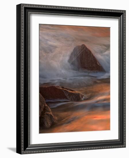 Wave Crashing, Cape May, New Jersey, USA-Jay O'brien-Framed Photographic Print