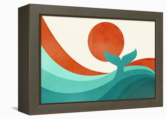 Wave (Day)-Jay Fleck-Framed Stretched Canvas