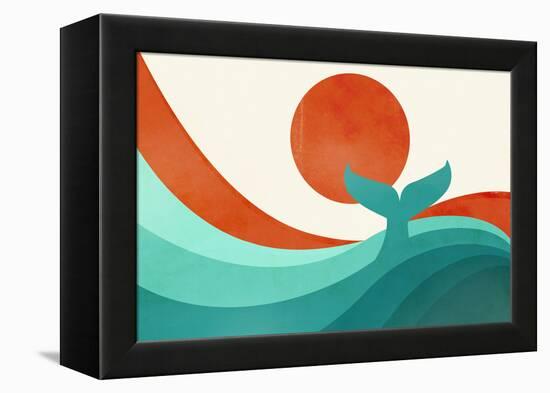 Wave (Day)-Jay Fleck-Framed Stretched Canvas