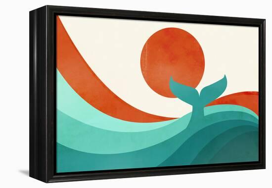 Wave (Day)-Jay Fleck-Framed Stretched Canvas