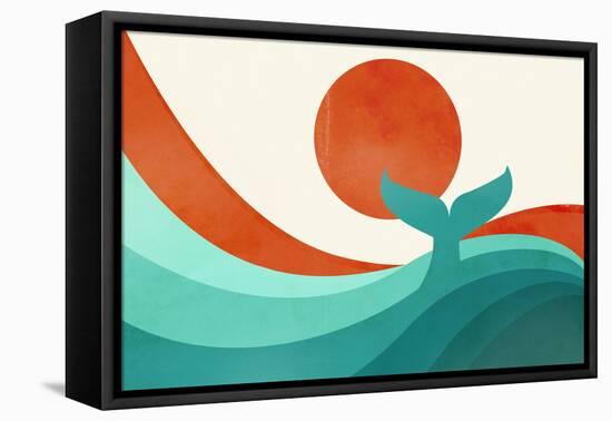 Wave (Day)-Jay Fleck-Framed Stretched Canvas