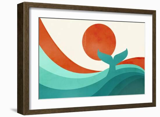 Wave (Day)-Jay Fleck-Framed Art Print