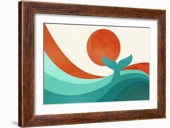 Wave (Day)-Jay Fleck-Framed Art Print