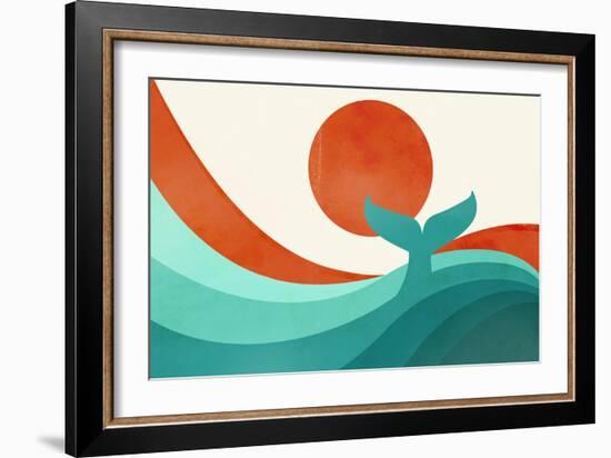 Wave (Day)-Jay Fleck-Framed Art Print