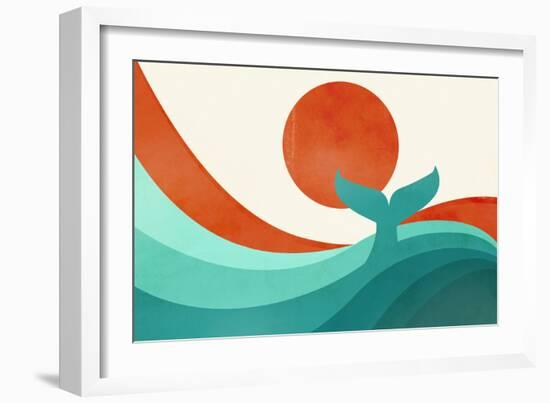 Wave (Day)-Jay Fleck-Framed Art Print