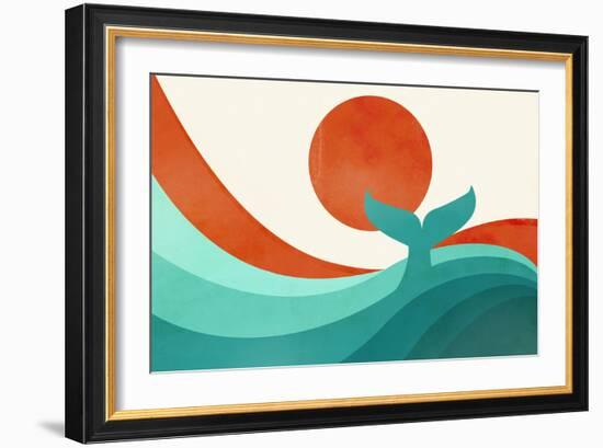 Wave (Day)-Jay Fleck-Framed Art Print