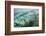 Wave folding over as it breaks in Kailua Bay, Oahu, Hawaii-Mark A Johnson-Framed Photographic Print