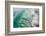 Wave folding over as it breaks in Kailua Bay, Oahu, Hawaii-Mark A Johnson-Framed Photographic Print