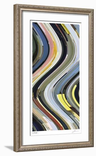 Wave Form 1-James Burghardt-Framed Giclee Print