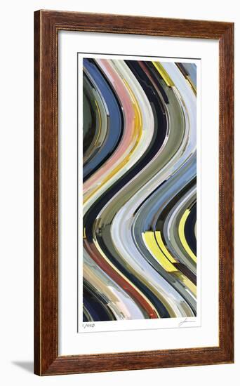Wave Form 1-James Burghardt-Framed Giclee Print