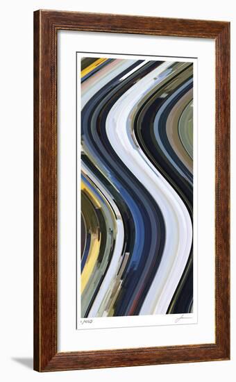 Wave Form 2-James Burghardt-Framed Giclee Print