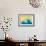 Wave In Ocean.Water Nature Background With Sun In Hot Sunny Day-GeraKTV-Framed Premium Giclee Print displayed on a wall