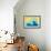 Wave In Ocean.Water Nature Background With Sun In Hot Sunny Day-GeraKTV-Framed Premium Giclee Print displayed on a wall