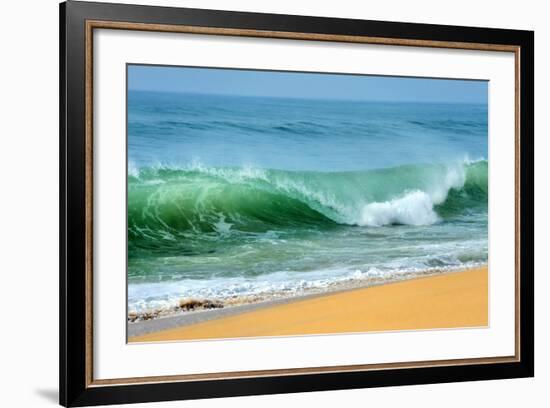 Wave of the Ocean-byrdyak-Framed Photographic Print