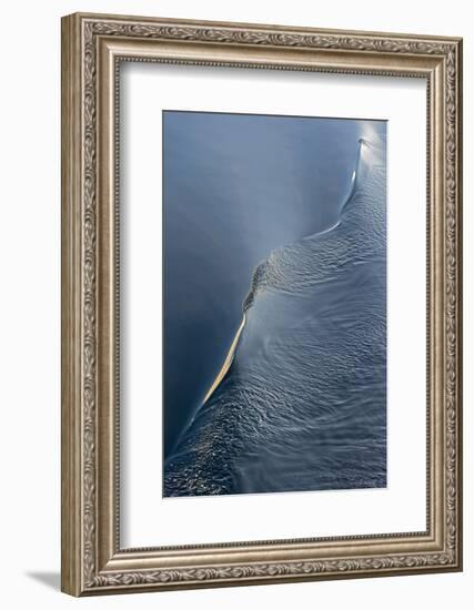 Wave pattern in South Atlantic Ocean, Antarctica-Keren Su-Framed Photographic Print
