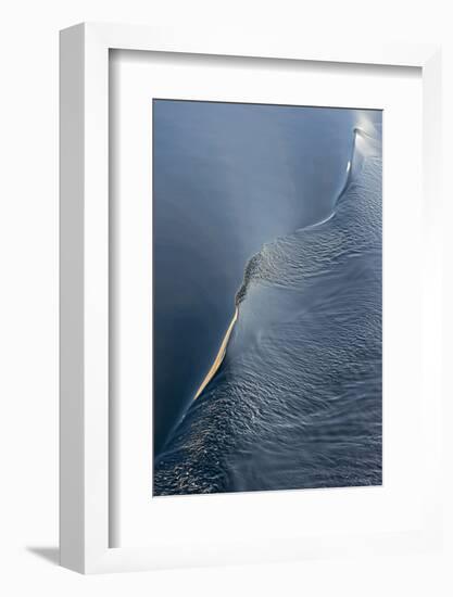 Wave pattern in South Atlantic Ocean, Antarctica-Keren Su-Framed Photographic Print