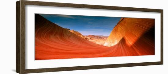 Wave Pattern on Sandstone Rock Formations, Paria Canyon-Vermilion Cliffs Wilderness-null-Framed Photographic Print