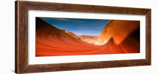 Wave Pattern on Sandstone Rock Formations, Paria Canyon-Vermilion Cliffs Wilderness-null-Framed Photographic Print