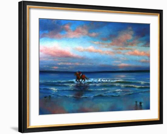 Wave Racing 2013-Lee Campbell-Framed Giclee Print